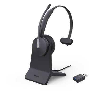 Diadema Inalámbrica / DECT + Bluetooth Híbrido / Mono / Alcance 150 m (492 pies) / 32 h Autonomía / Certificación Teams / Busylight