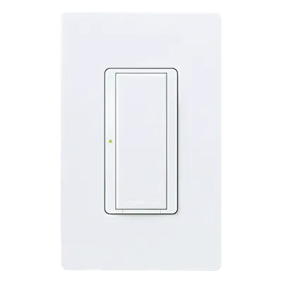 Interruptor Inalámbrico Maestro / 8 A / 120-277 V / Sin Neutro / Ventiladores 1/10 HP / Multipunto 9 Companion / Hub Vive