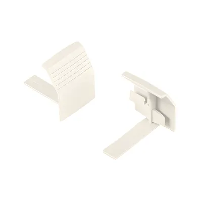 Unión Recta de Base para Canaleta / PVC Rígido / UL94V-0 / Radio de Curvatura 1 in / TIA/EIA / Blanco