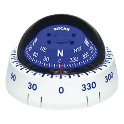 Brújula para Kayak / Esfera 2 3/4″ (70 mm) / Montaje Superficial Bajo / Sin Cableado