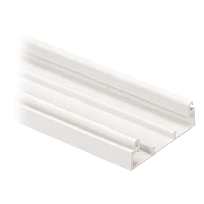 Base para canaleta PANDUIT T45BIW8-A de PVC blanco mate