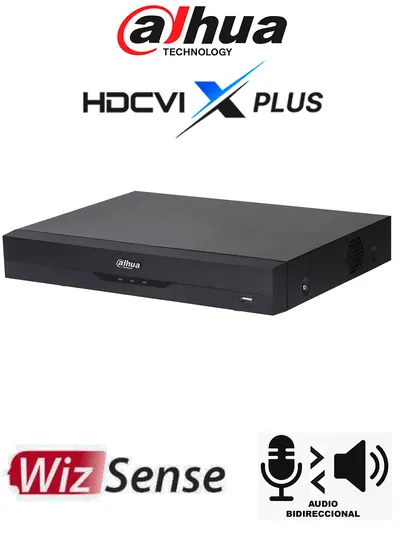 DVR Dahua DH-XVR5116HE-4KL-I3/T de 16 canales con WizSense