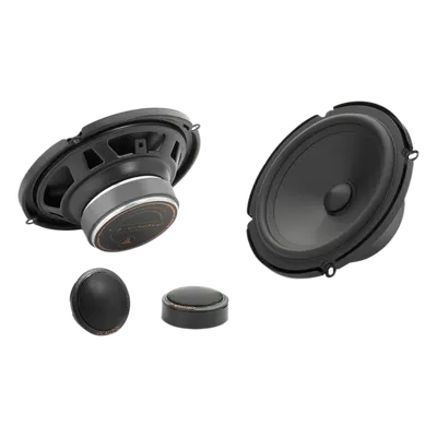 Componentes de Audio Automotriz / 6.5 Pulgadas / 2 Vías / 50 W RMS / 4 Ω / Tweeter Aluminio 25 mm / Rejillas Incluidas
