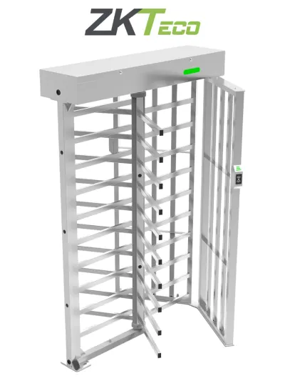 Torniquete de altura completa ZKTeco FHT3300 de acero inoxidable