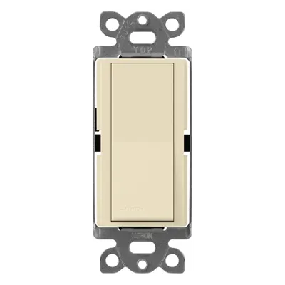 Apagador Claro / 4 vías (4-way) / 15 A / 120-277 V~ / no atenuable / acabado satinado Sand