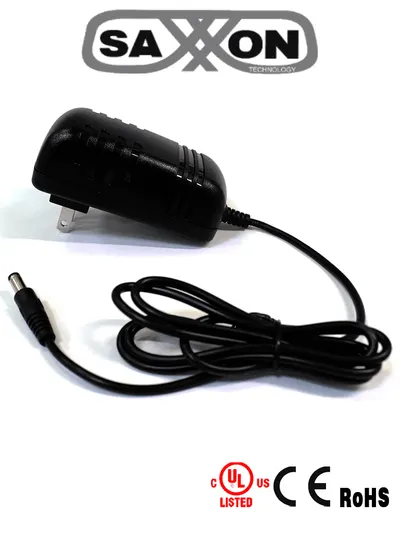 Fuente regulada SAXXON PSU1202-E de 12 Vcc y 2 A