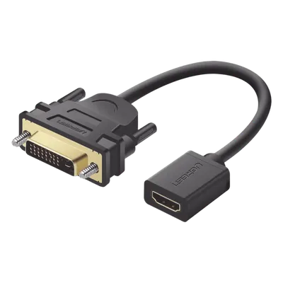Adaptador DVI a HDMI UGREEN 20118 bidireccional, 1080p a 60 Hz