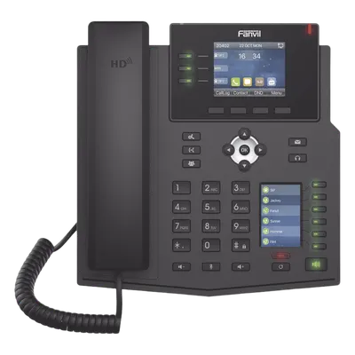 Teléfono IP FANVIL X4U con 12 líneas SIP y teclas programables