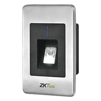 Lector esclavo ZKTeco FR1500S de huella y proximidad IP65