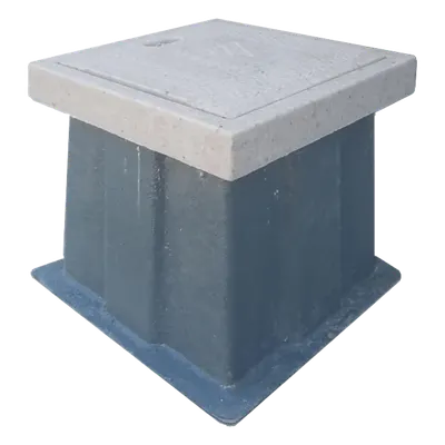 Registro para Alumbrado Público / 30 x 30 x 45 cm / Resistencia 3 Toneladas / Uso Peatonal / Impermeable / Anticorrosión