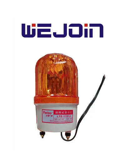 Luz Estroboscópica Giratoria WEJOIN LTE-1101 con Alarma Zumbador