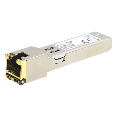 Módulo SFP a Ethernet MikroTik S-RJ01 para redes de cobre