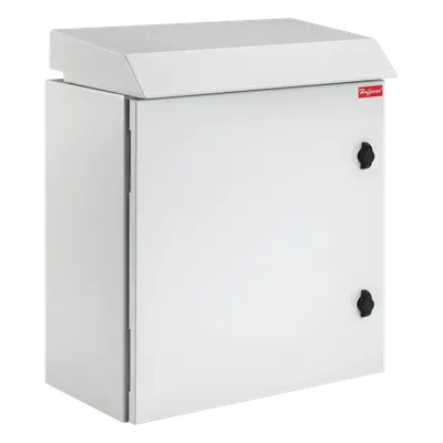 Gabinete Rack / 26 UR / Tipo 3R Exterior / 92.2 cm x 60 cm x 61 cm (36.3 in x 23.6 in x 24 in) / Acero RAL 7035 / IP32 IK10 / Ventiladores Termostáticos