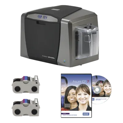 Impresora de Tarjetas PVC / Sublimación y Resina Térmica / 300 dpi / Una Cara / USB / Bandeja 100/30 Tarjetas