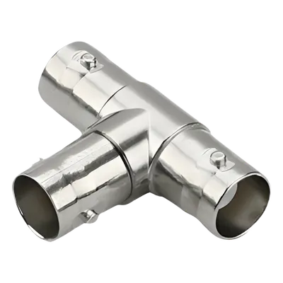 Adaptador coaxial BNC en T EPCOM TITANIUM TT-RG-10 de 75 ohm