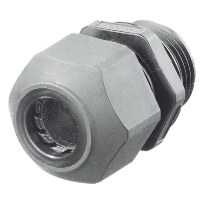 Conector de Cable / Estilo Europeo / Conductores 0.17" a 0.45" / Conduit 1/2" / Nylon Ignífugo UL / Color Gris