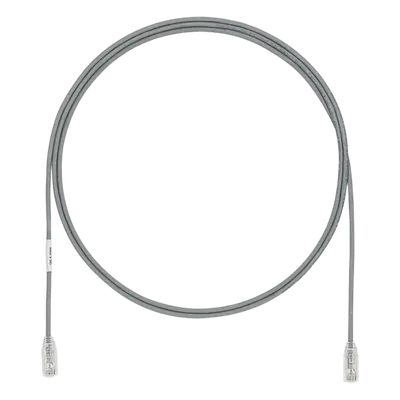 Cable de parcheo Cat6A PANDUIT UTP28X20GY, 28 AWG y 20 pies