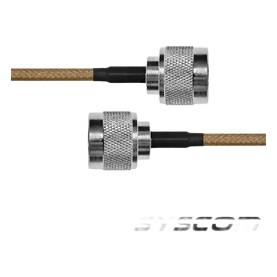 Jumper Coaxial / 50 Ohm / LP142 / 1.1 m (3.61 ft) / N Macho a N Macho / Interconexión RF