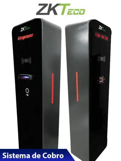 Dispensador y lector de tickets ZKTeco TBM01/TBM02 para estacionamiento