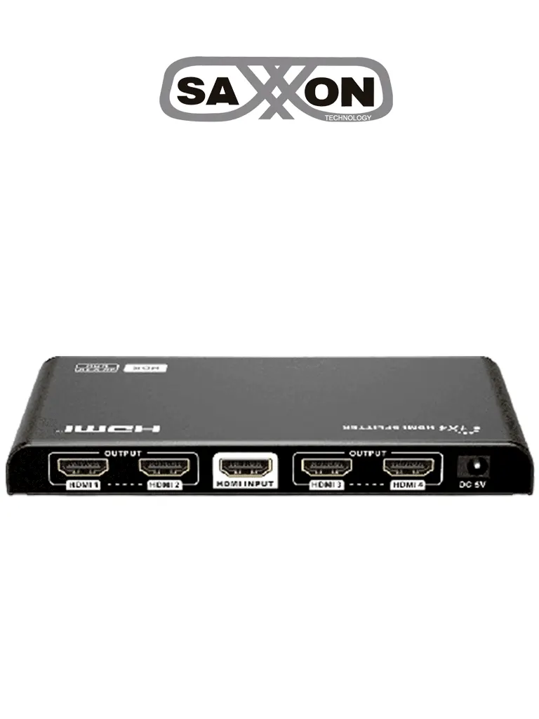 Divisor HDMI SAXXON LKV314HDR-V3.0 4K con cuatro salidas