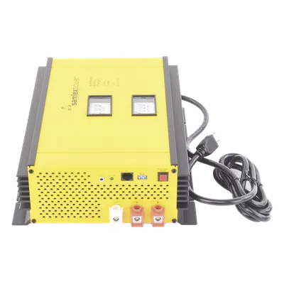 Cargador de Baterías Industrial / 24 V / 25 A / Bancos 200-300 Ah / Entrada Dual 120/220 VCA / Modo Fuente con Respaldo CD