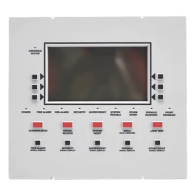 Anunciador Remoto LCD NOTIFIER LCD-160 con tecla de goma y retroiluminación