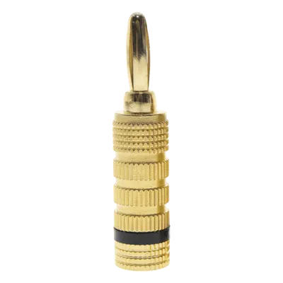 Conector banana EPCOM PROAUDIO EP-BSCB chapado en oro para cable 12 AWG