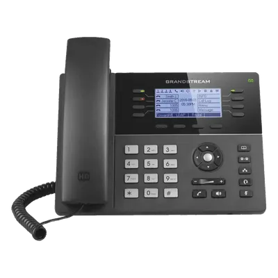 Teléfono IP Gama media de 8 Líneas con 4 teclas de función, 32 teclas de extensión BLF digital y conferencia de 5 vías PoE Gigabit