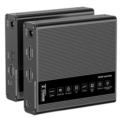 Extensor HDMI EPCOM TITANIUM TT-676E 4K a 60 Hz y hasta 70 m