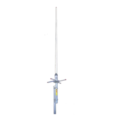 Antena Base / UHF 440-450 MHz / 6 dB Ganancia / Fibra de Vidrio / 2.2 m (7.2 ft) / 250 W