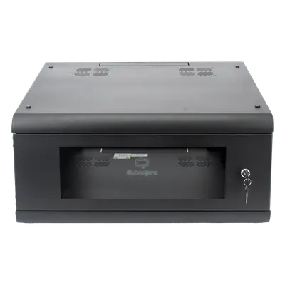 Gabinete de pared LINKEDPRO SR-1904-GN2G de 4U con puerta de cristal
