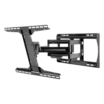 Soporte de Pared Articulado / Pantallas 39" a 90" / Extensión 542 mm / Capacidad 68 kg / VESA 200x100 a 600x400 mm / Inclinación +15°/-5° / Pivote ±90°
