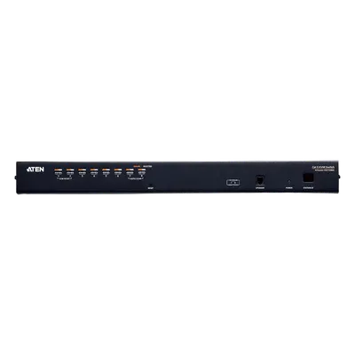 Switch KVM / 8 Puertos / Cat 5e/6 / Resolución 1920 x 1200 / Alcance 30 m (98.4 ft) / Expansión en Cascada / Rack 1U