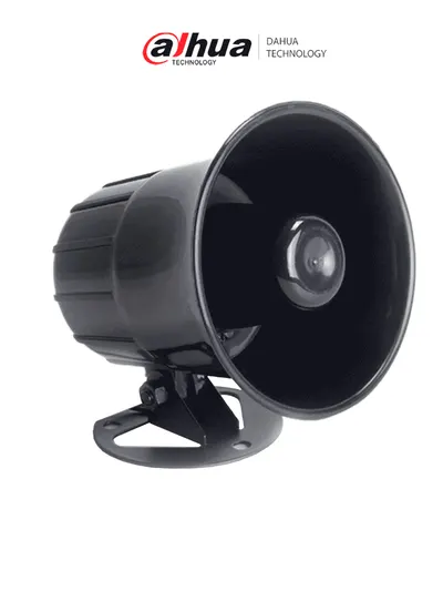 Sirena exterior Dahua DH-ARA16 con alerta sonora de 105 dB