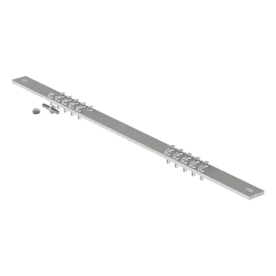 Barra de Conexión a Tierra / Rack 19" / 20 Orificios / 483 mm (1.58 ft) / 45 Unidades / EIA-310