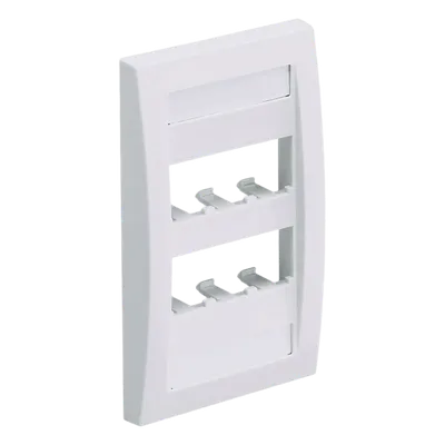 Placa de pared vertical PANDUIT CFPE6IWY de 6 puertos Mini-Com