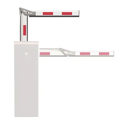 Brazo Articulado para Barrera / Aluminio / 5 m (16.4 ft) / Articulación 90° / Bandas Reflectivas