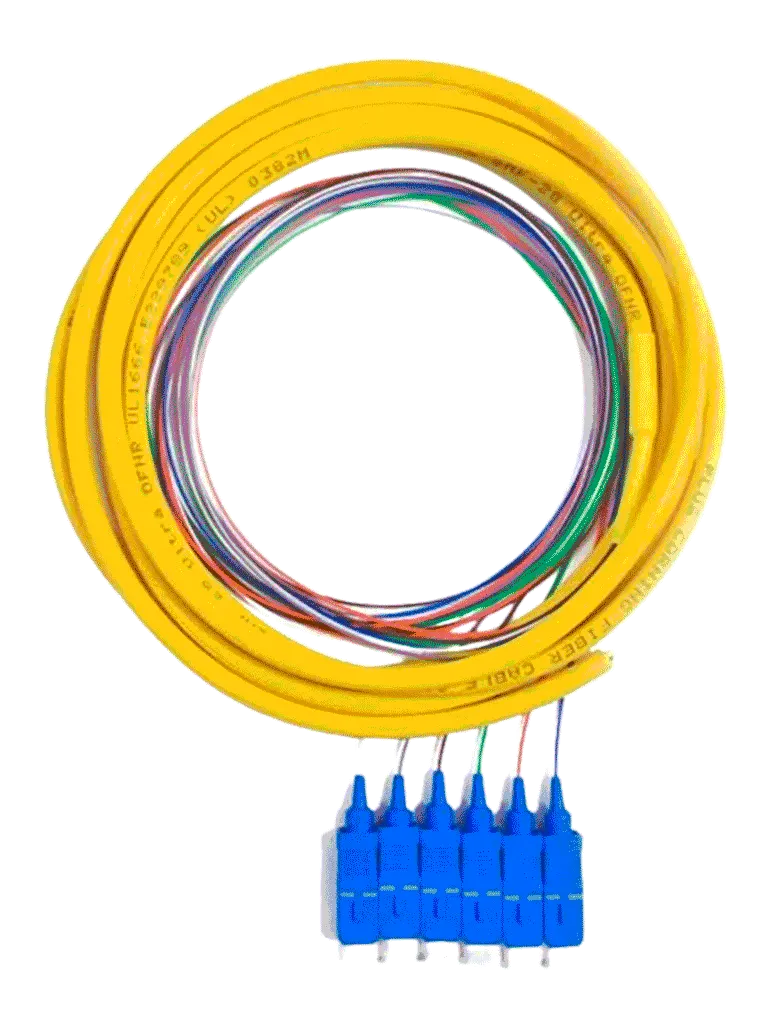 Pigtail de fibra óptica SBE TECH SBE-PIGSC2MSM6P SC/APC de 2 metros