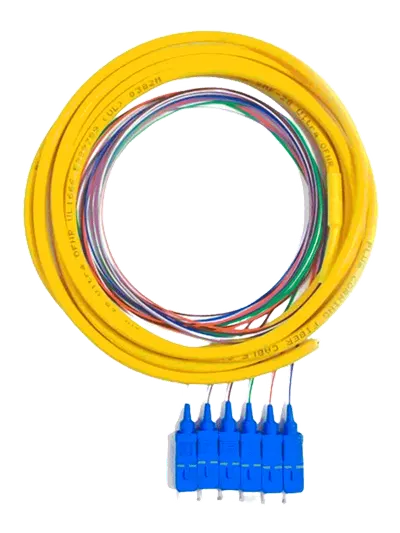 Pigtail de fibra óptica SBE TECH SBE-PIGSC2MSM6P SC/APC de 2 metros