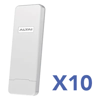 Kit de puntos de acceso Wi-Fi ALTAI TECHNOLOGIES KIT-10-C1N, 300 Mbps