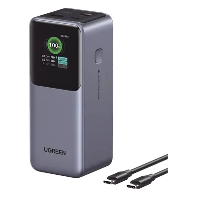 Power bank UGREEN 35524B de 20000mAh con potencia de hasta 130W