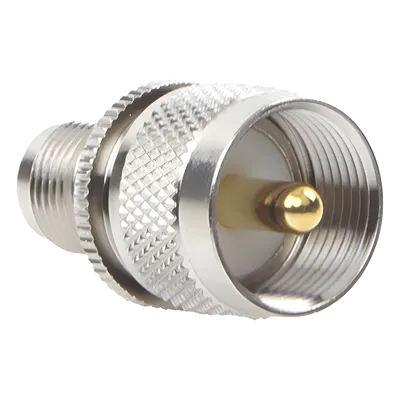 Adaptador coaxial RF Industries RFT-1236 TNC hembra a UHF macho