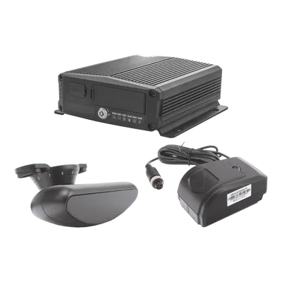 Kit MDVR con IA / 4 Canales AHD 2 MP / SSD M.2 / H.265 / ADAS / DSM / 4G GPS Wi-Fi