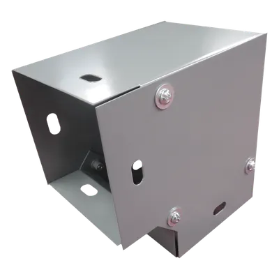 Codo horizontal CHAROFIL CH-DCH90100L para ducto cuadrado de 100 x 100 mm
