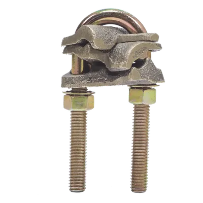 Conector Mecánico de Bronce / Unión Cruzada X / Calibre 4-2/0 AWG / Sin Soldadura / 1.18 x 2.36 x 1.77 x 1.38 pulgadas