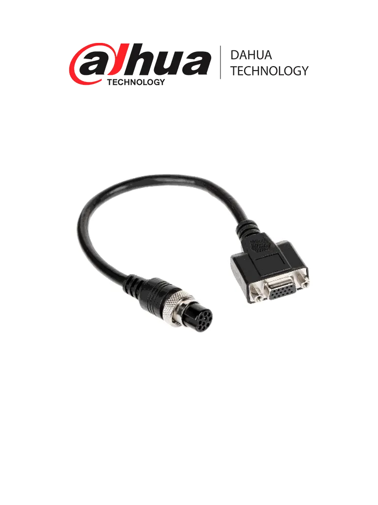 DAHUA MC-AF10-DBF15 - Cable VGA para DVR y NVR Móvil/ Compatible con MXVR Serie 4000/ Compatible con MNVR Serie 4000 y 8000/ Conector M12 Tipo Aviacion 10 Pines