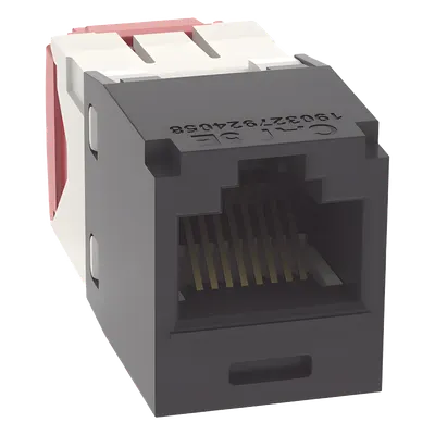 Conector Jack RJ45 / Categoría 5e / 8P8C / Terminación sin Impacto / 22-24 AWG / PoE 100W / -10°C a 65°C