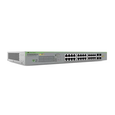 Switch PoE+ WebSmart / 24 puertos RJ45 Gigabit + 4 SFP / 56 Gbps / 185 W PoE+ / SNMP v1/v2c/v3