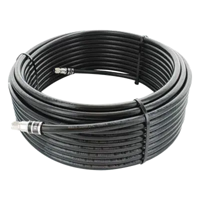 Jumper Coaxial / 75 Ohm / 22.86 m (75 pies) / Blindaje 90 dB / Conector F Macho / RG11 Equivalente LMR400-75