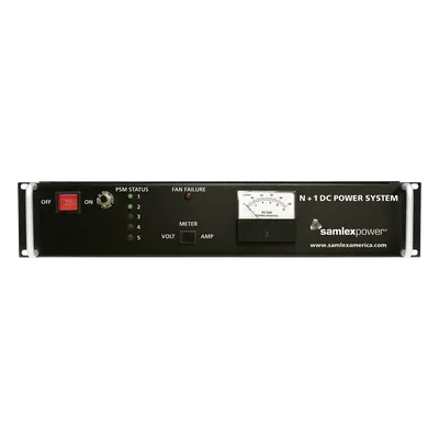 Fuente de poder SAMLEX SEC-40BRM de 13.8 VCC para rack 19 pulgadas
